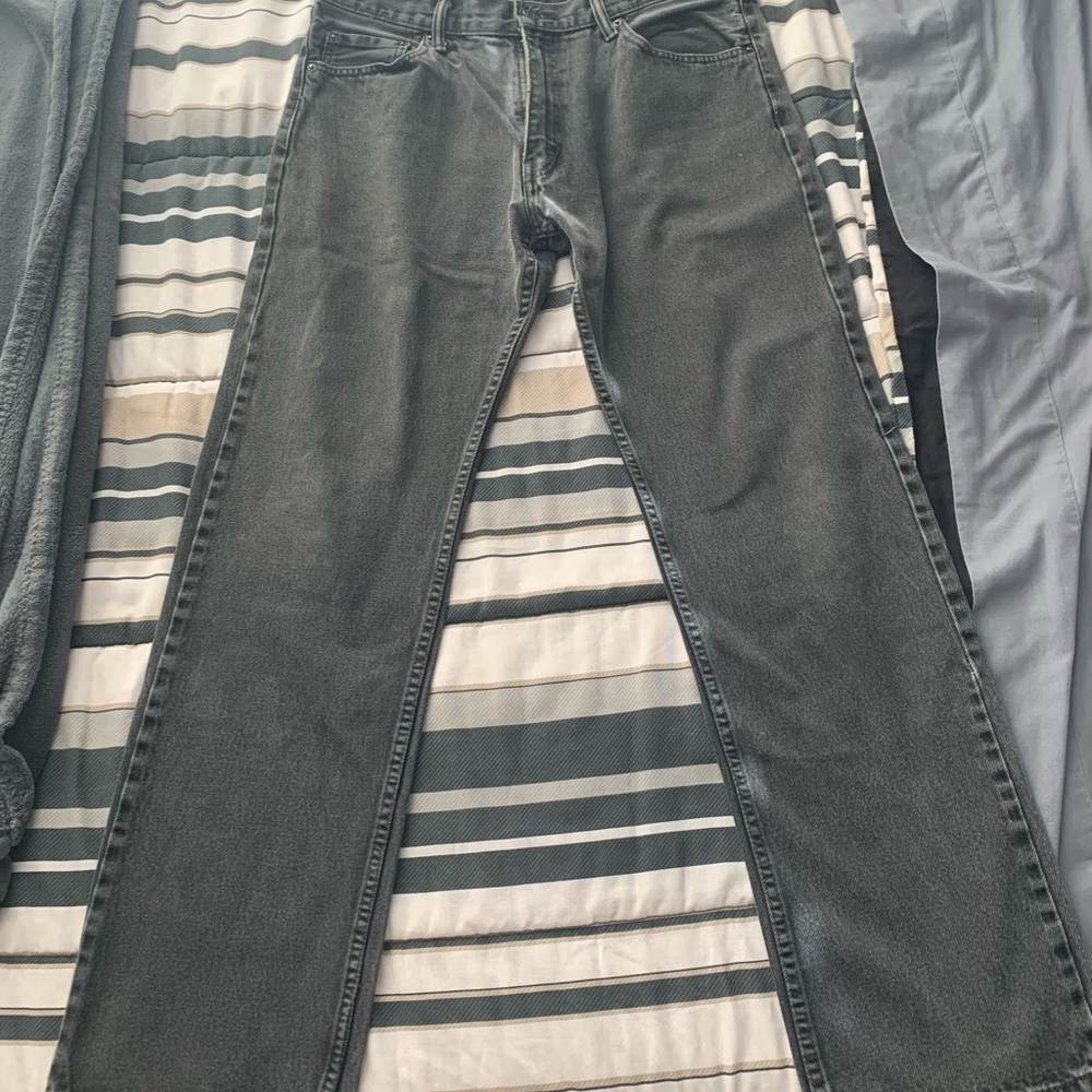 Mens Levi’s 505 straight leg jeans